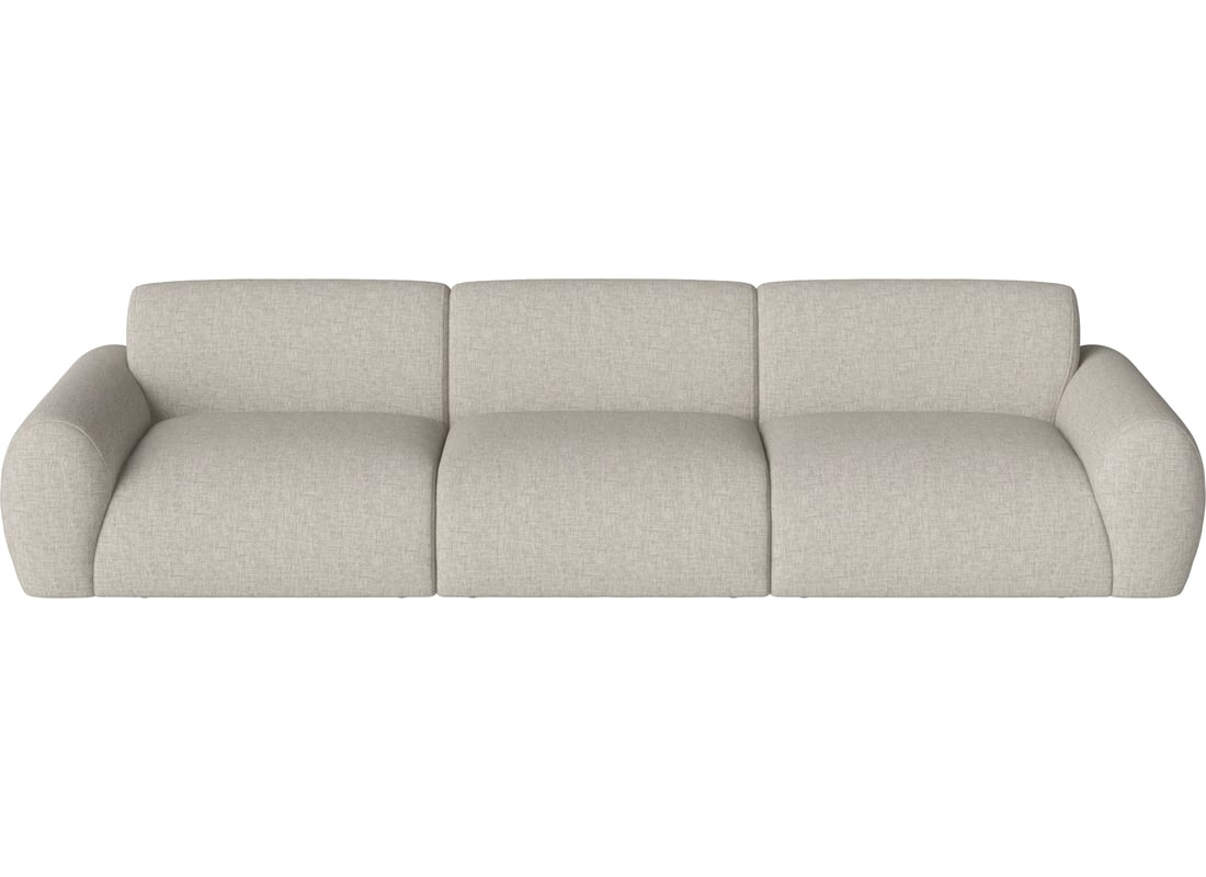 Bolia Canapea Modulară Núvol cu 3 Module și Două Mici Colțuri Nantes - Țesătură Netedă, Nisip 321×111×73 cm 2