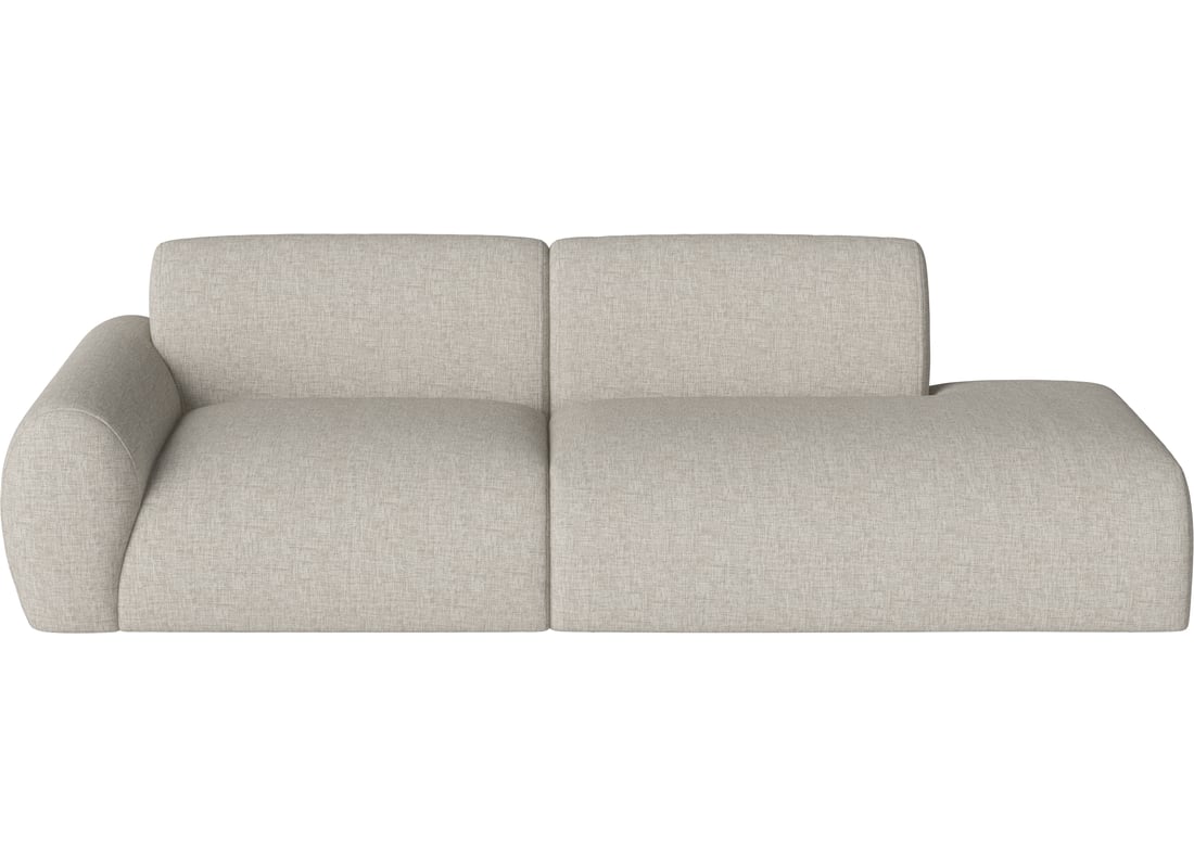 Bolia Canapea Modulară Núvol cu 2 Module, Mic Colț și Open-end - Dreapta Nantes - Țesătură Netedă, Nisip 251×111×73 cm 2