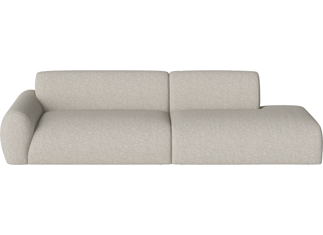 Bolia Canapea Modulară Núvol cu 2 Module, Mare Colț și Open-end - Dreapta Nantes - Țesătură Netedă, Nisip 286×111×73 cm 2