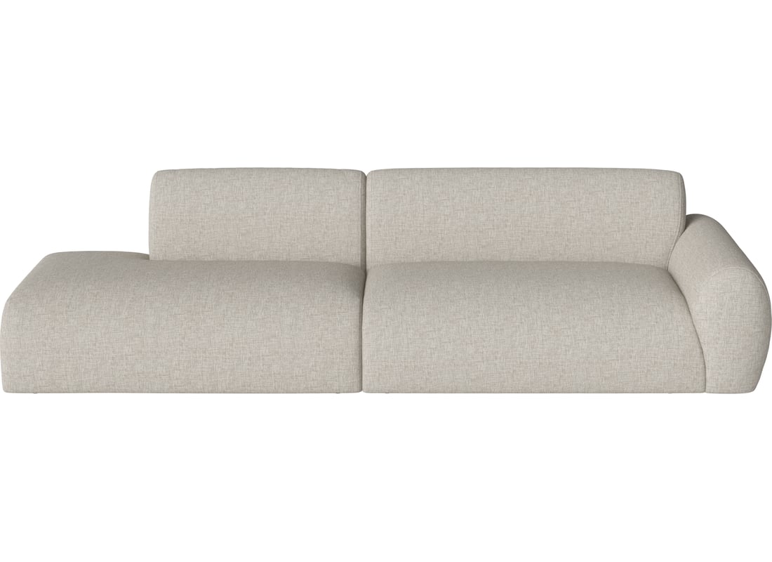 Bolia Canapea Modulară Núvol cu 2 Module, Mare Colț și Open-end - Stânga Nantes - Țesătură Netedă, Nisip 286×111×73 cm 2