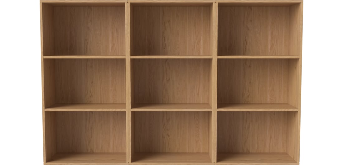Bolia Raft Suspendat Silent - Combinație 03 Stejar Uluit, Furnir 165×35×105 cm 1
