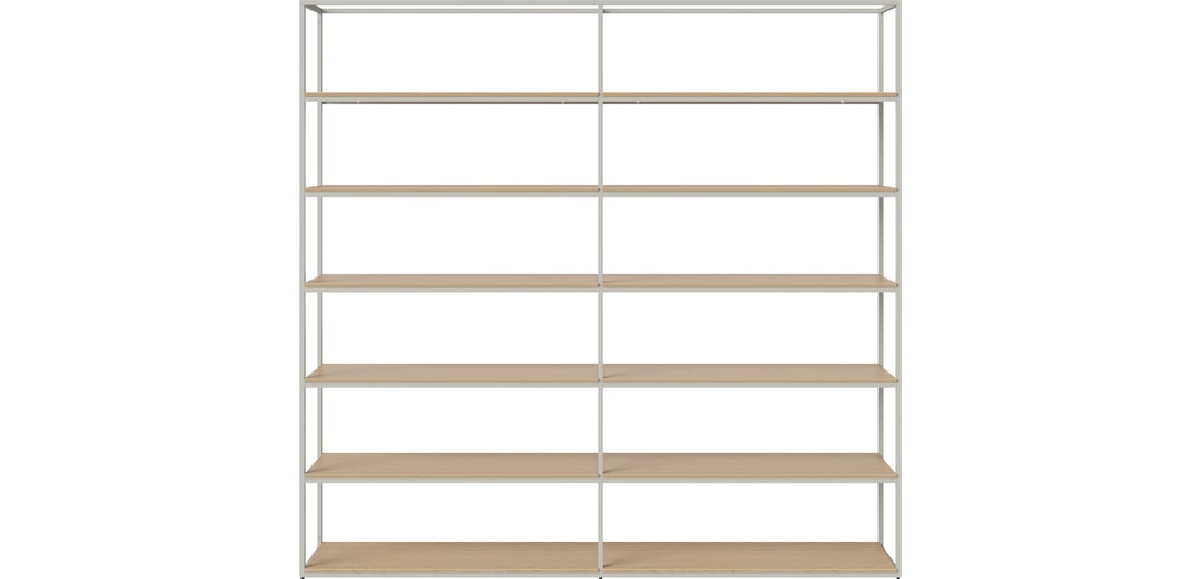 Bolia Combinație de Rafturi Neutra 246×H236 cm – 6x2 Rafturi 1