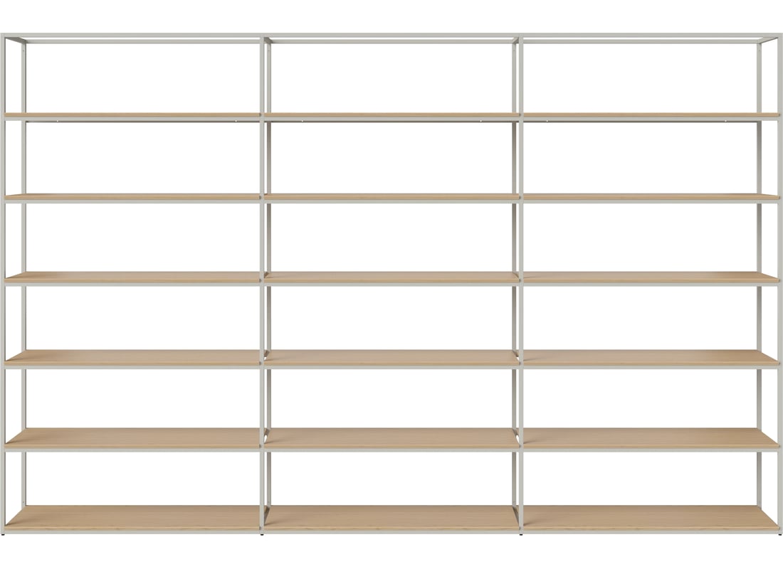 Bolia Combinație de Rafturi Neutra 368×H236 cm – 6x3 Rafturi 2