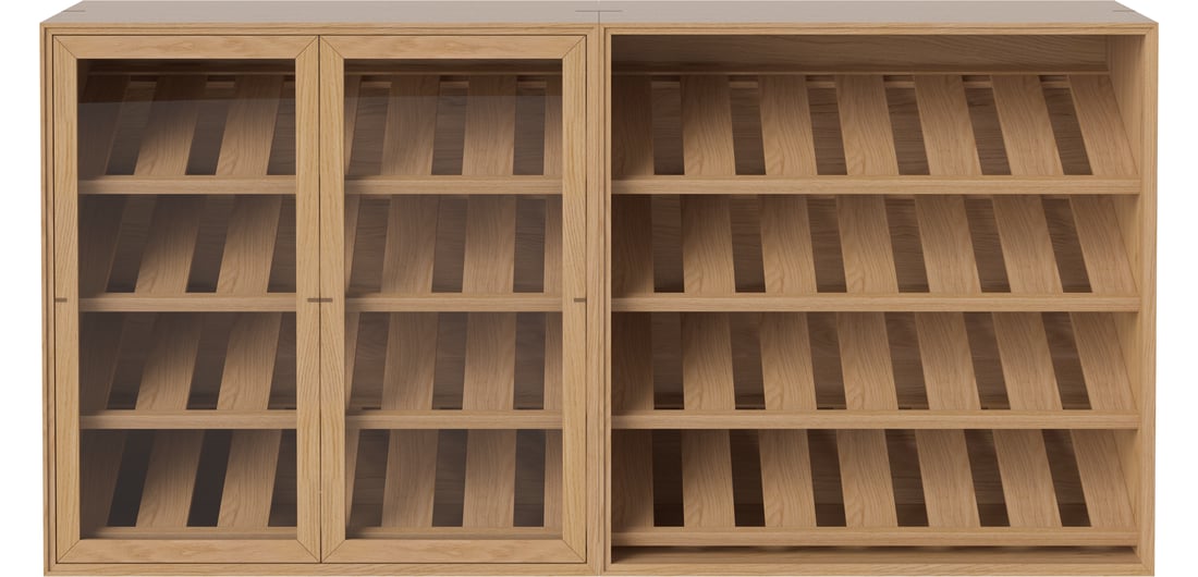 Bolia Vinotecă Modulară Vega 03 | Stejar Uluit