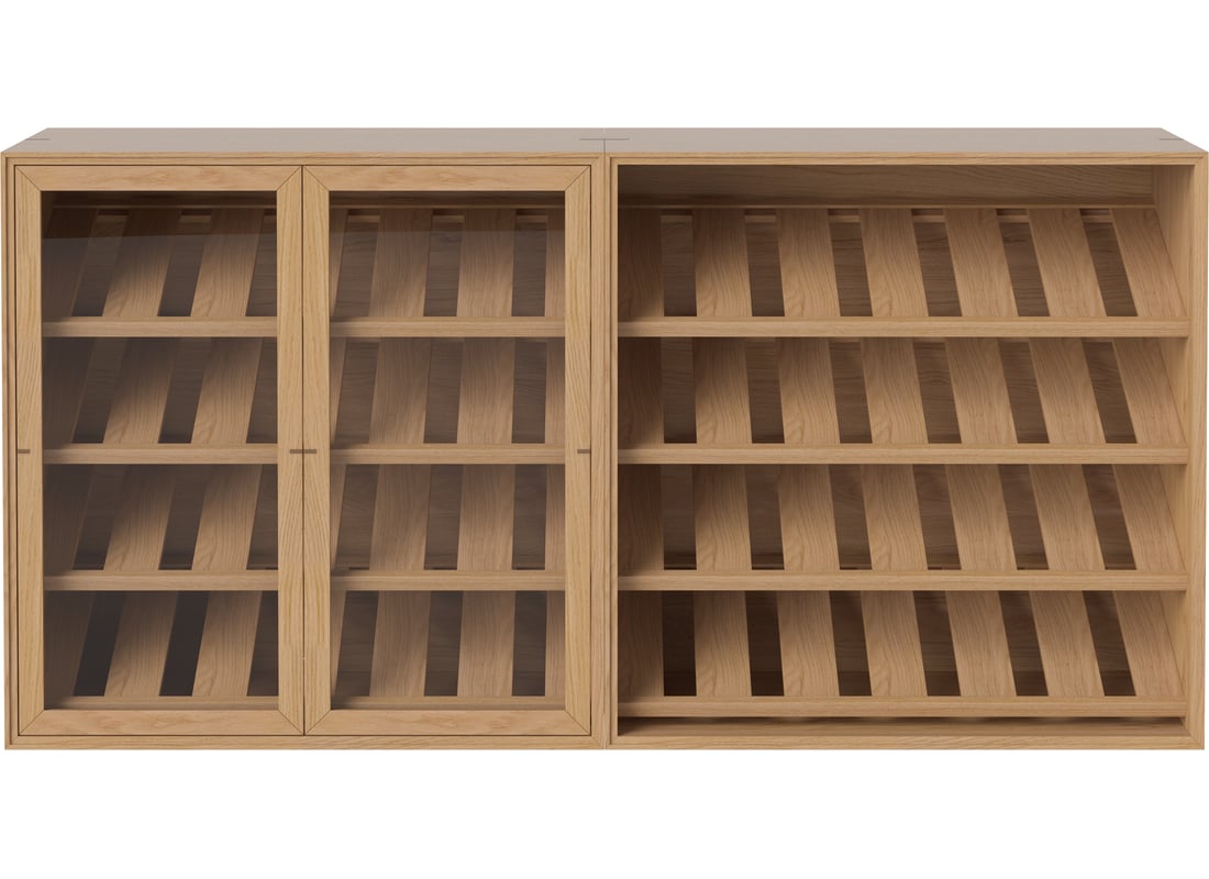 Bolia Vinotecă Modulară Vega 03 | Stejar Uluit