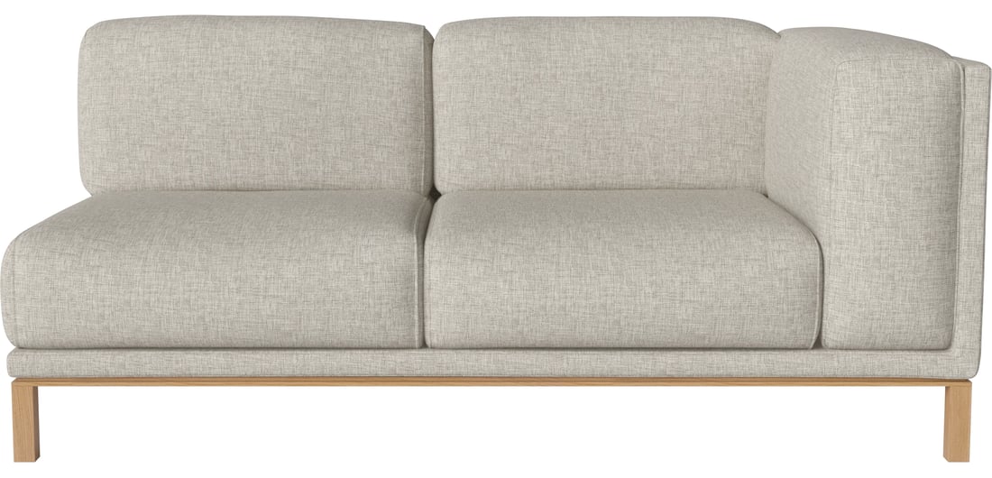 Bolia Modul Canapea 2,5 Locuri Cosy cu Brațe - Dreapta Nantes - Țesătură Netedă, Nisip 180×95×75 cm 1