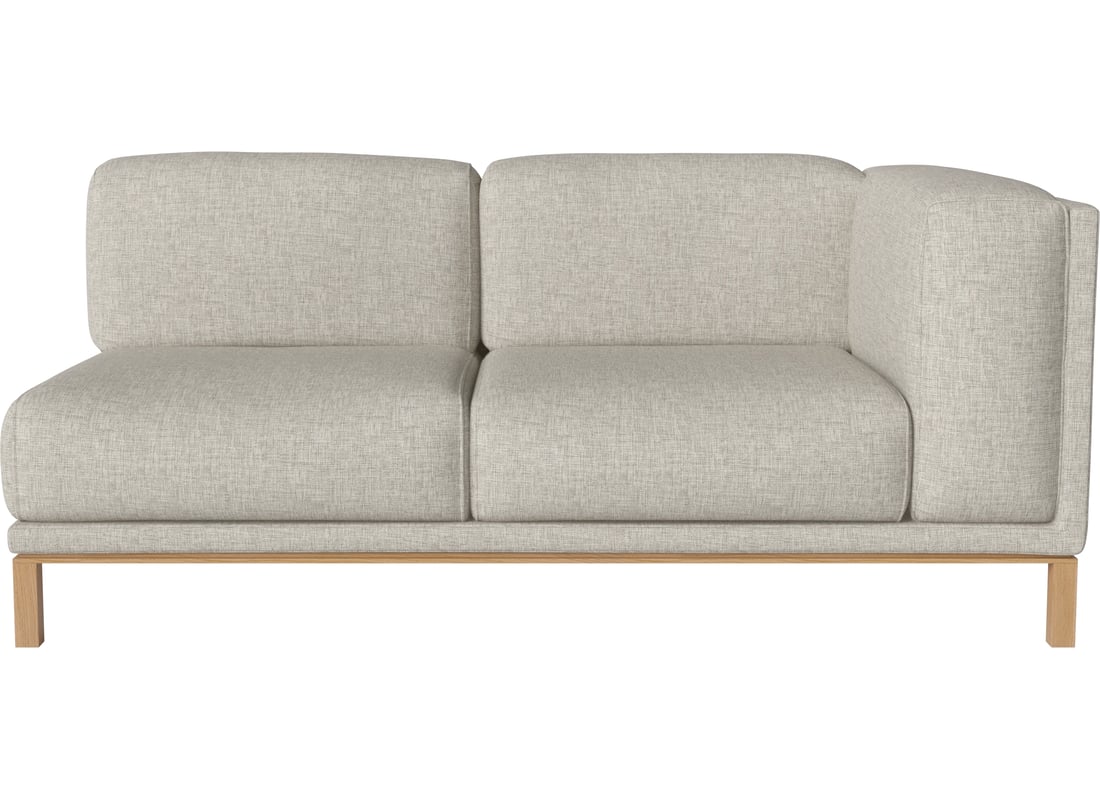 Bolia Modul Canapea 2,5 Locuri Cosy cu Brațe - Dreapta Nantes - Țesătură Netedă, Nisip 180×95×75 cm 2