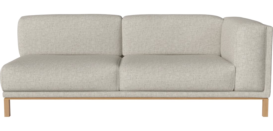 Bolia Modul Canapea 3 Locuri Cosy cu Brațe - Dreapta Nantes - Țesătură Netedă, Nisip 216×95×75 cm 1
