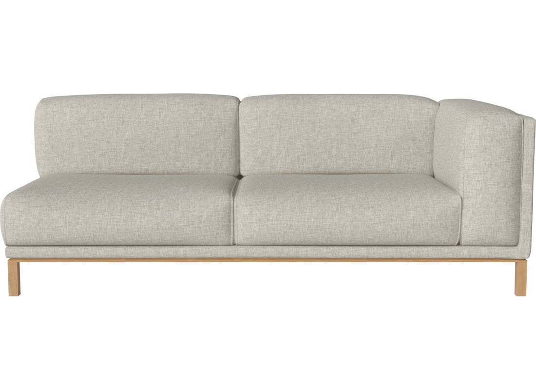 Bolia Modul Canapea 3 Locuri Cosy cu Brațe - Dreapta Nantes - Țesătură Netedă, Nisip 216×95×75 cm 2