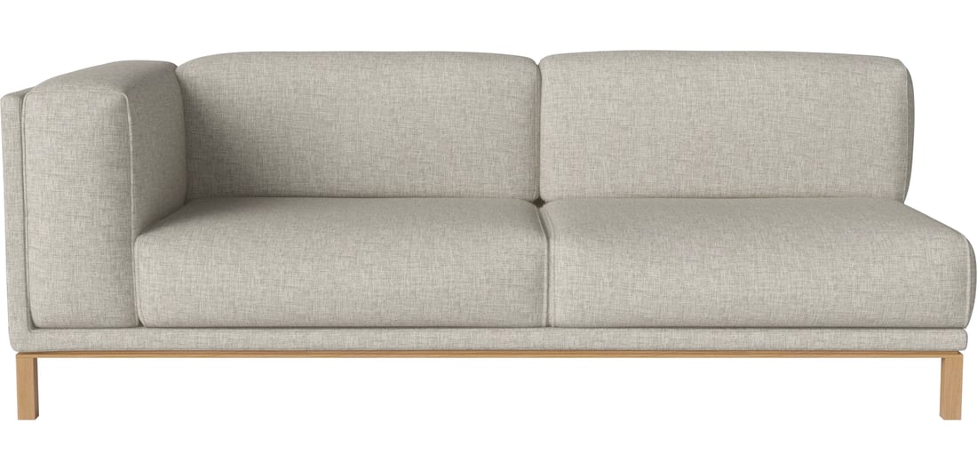 Bolia Modul Canapea 3 Locuri Cosy cu Brațe - Stânga Nantes - Țesătură Netedă, Nisip 216×95×75 cm 1