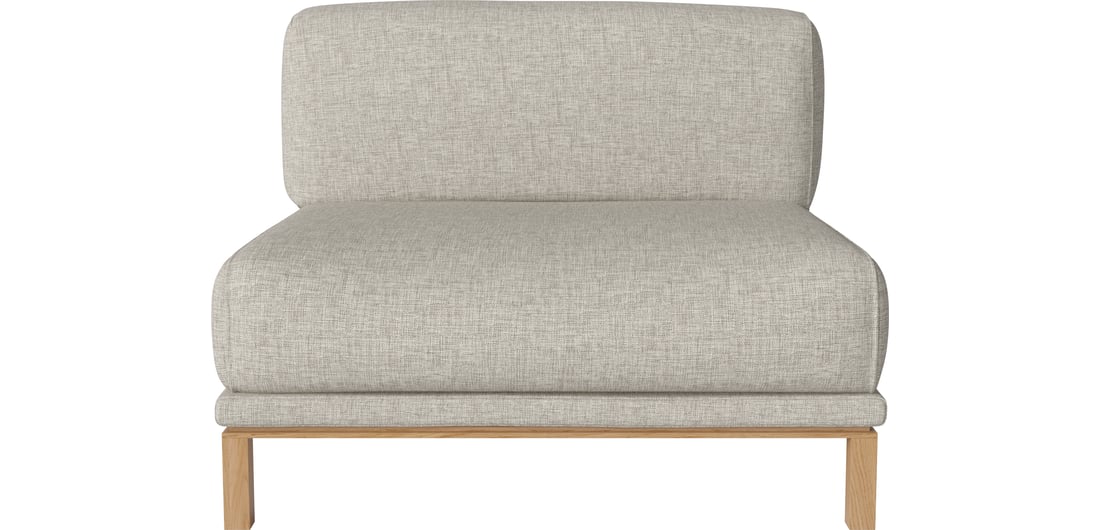 Bolia Modul de Spătar Cosy Nantes - Țesătură Netedă, Nisip 101×94×75 cm 1
