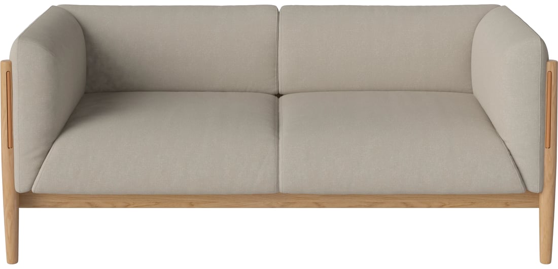 Bolia Canapea Dive 2 Locuri Soil - Țesătură Fină, Nisip 180×87×73 cm 1