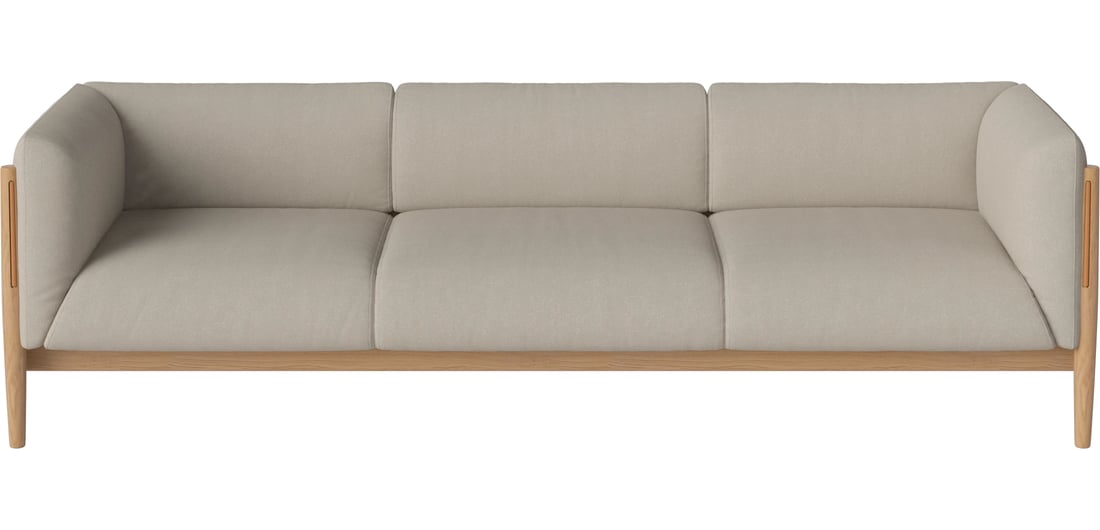 Bolia Canapea Dive 3 Locuri Soil - Țesătură Fină, Nisip 256×87×73 cm 1