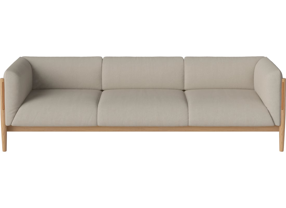 Bolia Canapea Dive 3 Locuri Soil - Țesătură Fină, Nisip 256×87×73 cm 2