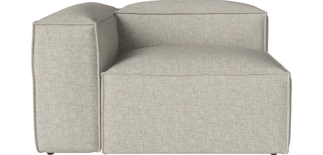 Bolia Modul de Colț Cosima Stânga Adâncime 100 cm Nantes - Țesătură Netedă, Nisip 123×105×66 cm 1
