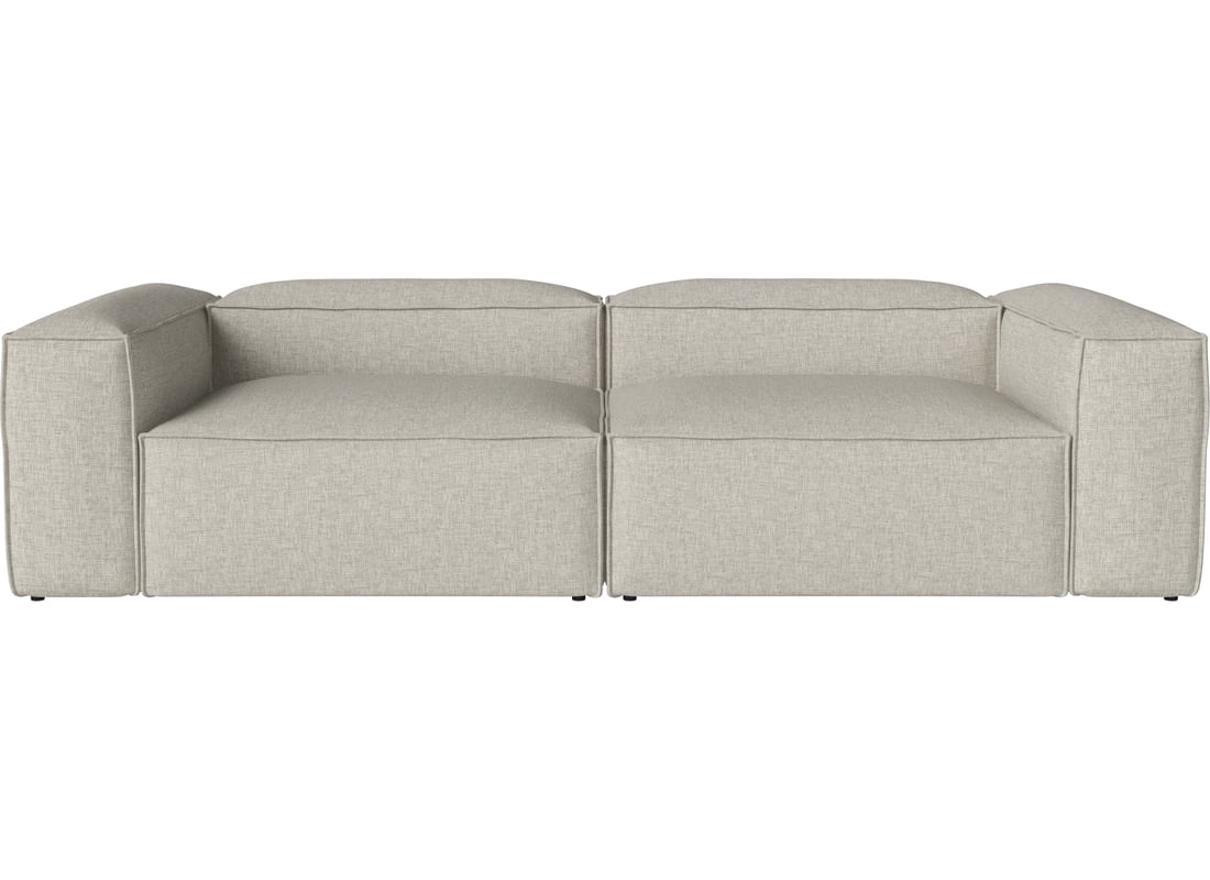 Bolia Canapea Pat 3 Locuri Cosima Nantes - Țesătură Netedă, Nisip 277×123×65 cm 2