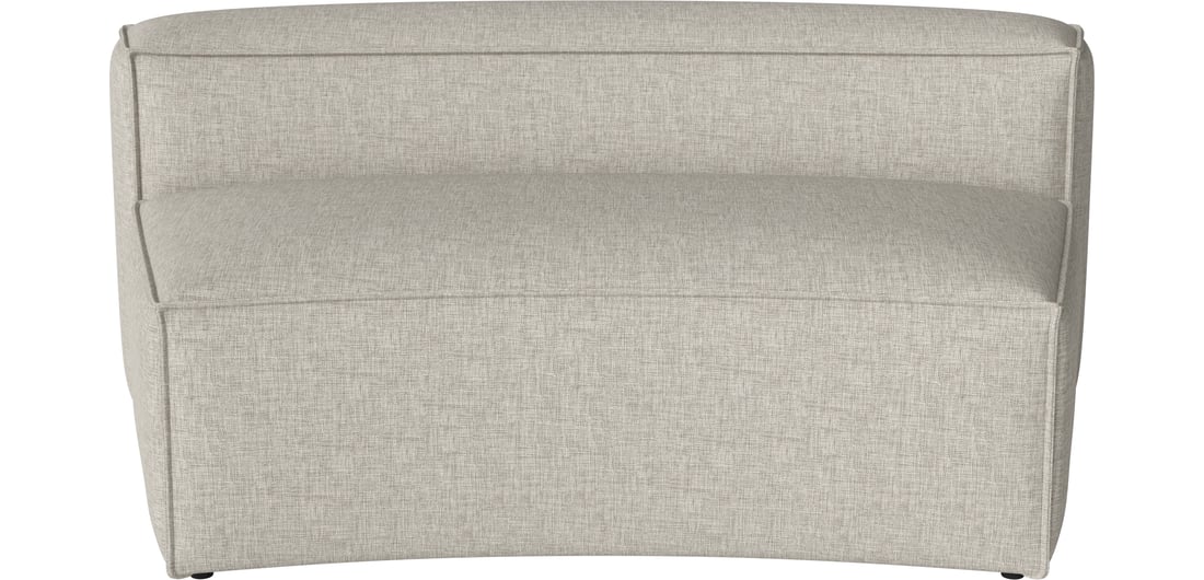 Bolia Modul Spătar Mare Curbat Cosima 100 cm Nantes - Țesătură Netedă, Nisip 1