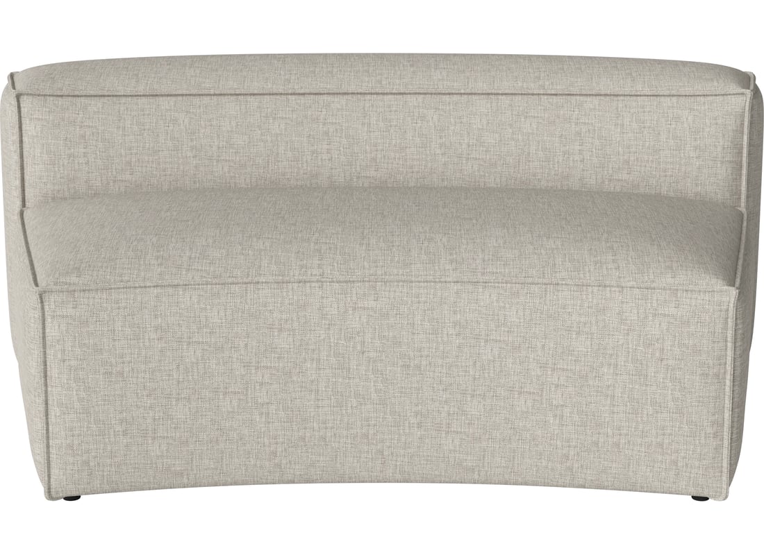 Bolia Modul Spătar Mare Curbat Cosima 100 cm Nantes - Țesătură Netedă, Nisip 2