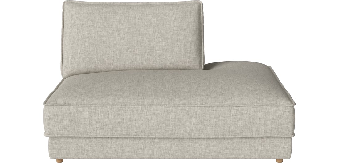 Bolia Modul Canapea Noora cu End Deschis 140×107 cm - Dreapta Nantes - Țesătură Fină, Nisip 140×107×80 cm 1