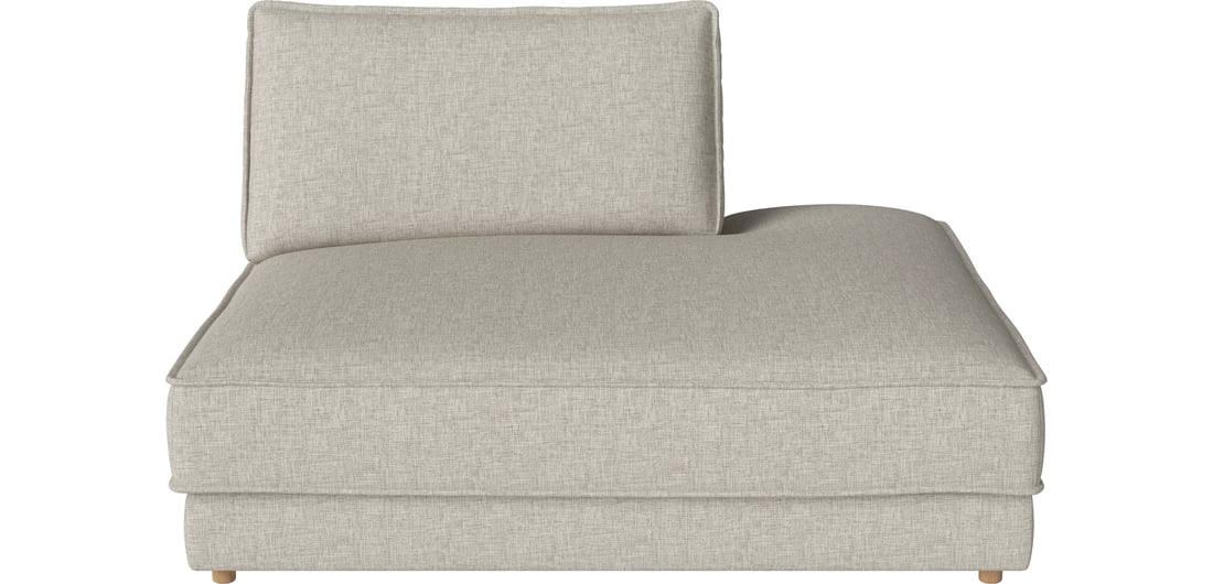 Bolia Modul Canapea Noora cu End Deschis 140×127 cm - Dreapta Nantes - Țesătură Fină, Nisip 140×127×80 cm 1