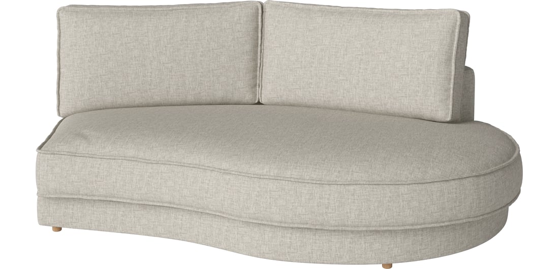 Bolia Modul Noora - Extremitate Rotunjită Dreapta - 195×146/107 cm 1