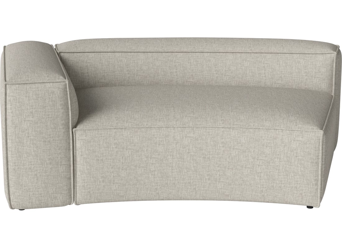 Bolia Colț Mare Curbat Cosima 120 cm - Stânga Nantes - Țesătură Netedă, Nisip 2