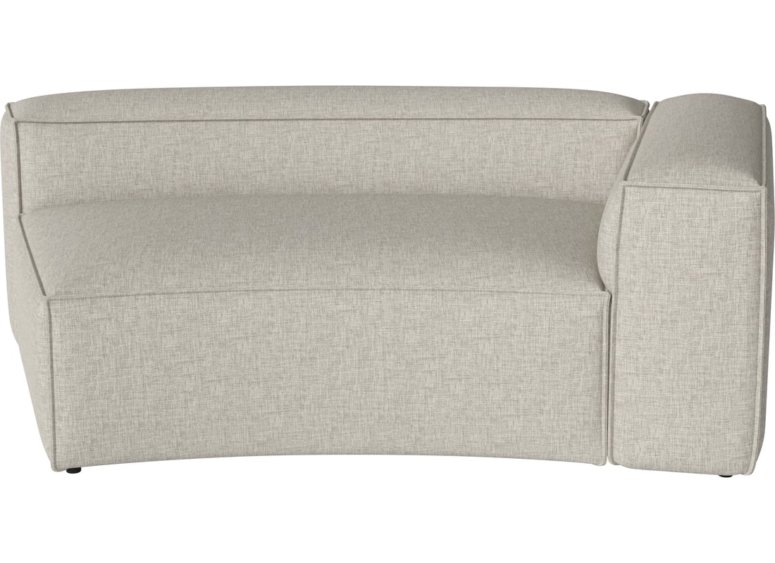 Bolia Colț Mare Curbat Cosima 120 cm - Dreapta Nantes - Țesătură Netedă, Nisip 2