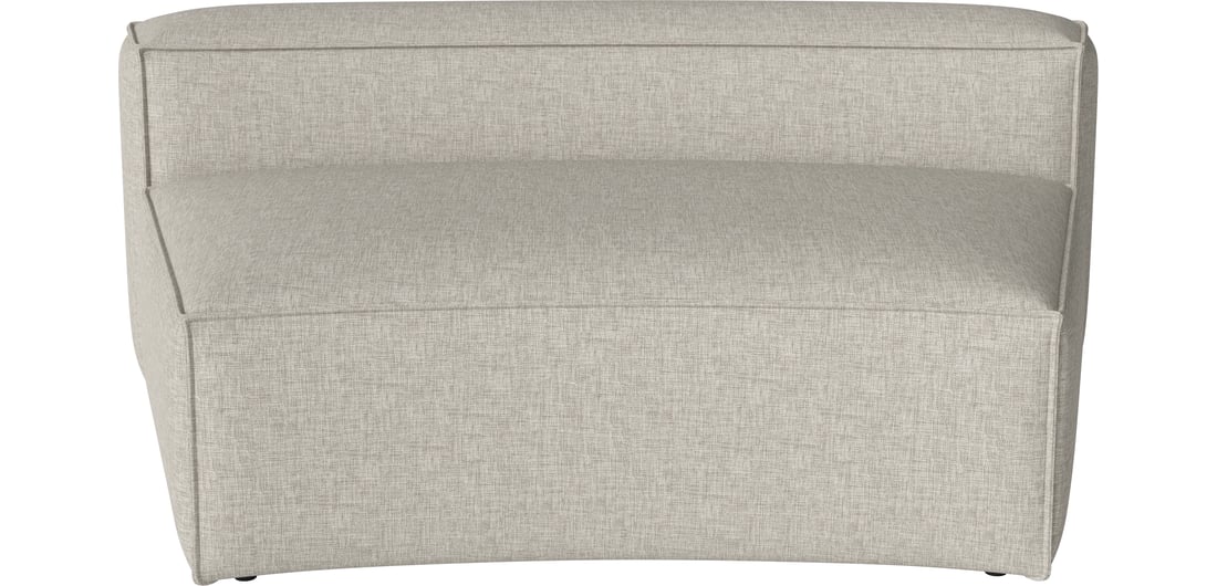 Bolia Modul Spătar Mare Curbat Cosima 120 cm Nantes - Țesătură Netedă, Nisip 1