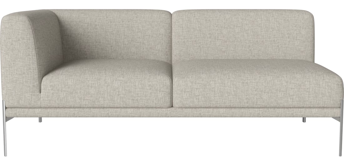 Bolia Modul Capăt de Canapea Caisa 2 Persoane - Stânga Nantes - Țesătură Netedă, Nisip 182×91×73 cm 1