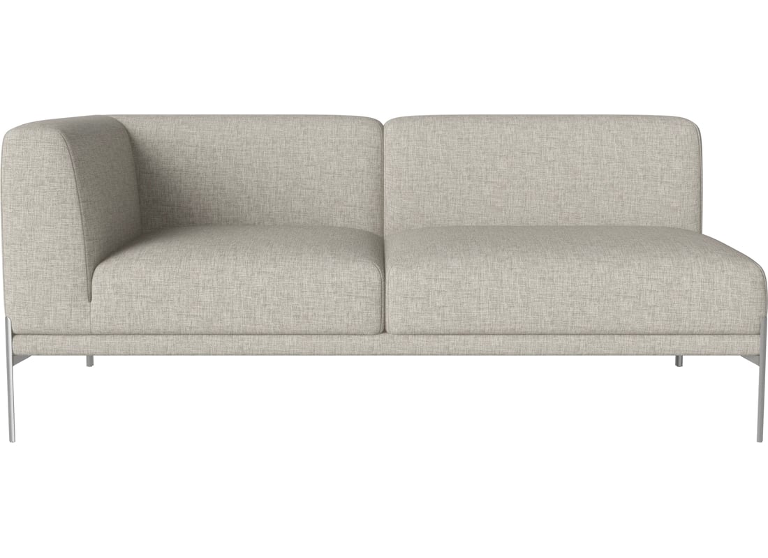 Bolia Modul Capăt de Canapea Caisa 2 Persoane - Stânga Nantes - Țesătură Netedă, Nisip 182×91×73 cm 2
