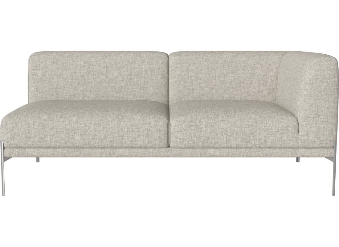 Bolia Modul Capăt de Canapea Caisa 2 Persoane - Dreapta Nantes - Țesătură Netedă, Nisip 182×91×73 cm 2