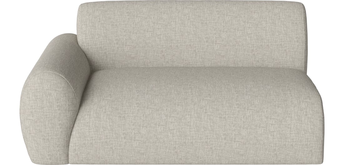 Bolia Modul de Colț Mare Núvol - Stânga Nantes - Țesătură Netedă, Nisip 150x111x73 cm 1