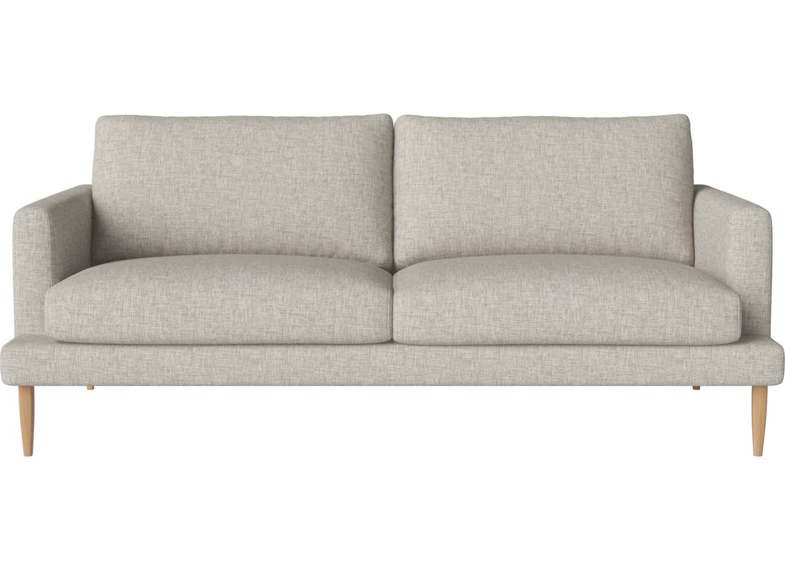 Bolia Canapea Slim Veneda 2½ Locuri Nantes - Țesătură Netedă, Nisip 190×94×83 cm 2