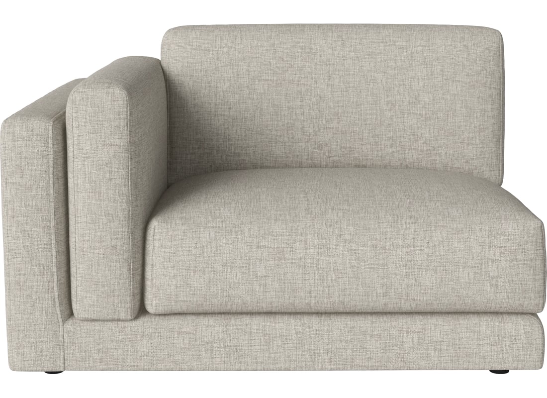 Bolia Modul de Colț Mic Avelou Stânga Nantes - Țesătură Fină, Nisip 120×101×74 cm 2