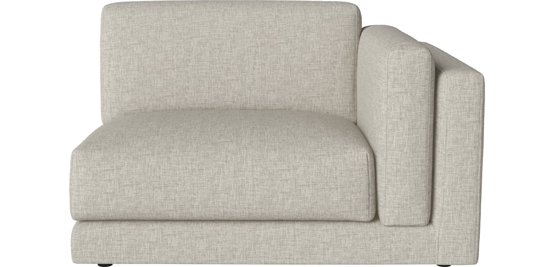 Bolia Modul de Colț Mic Avelou Dreapta Nantes - Țesătură Fină, Nisip 120×101×74 cm 1