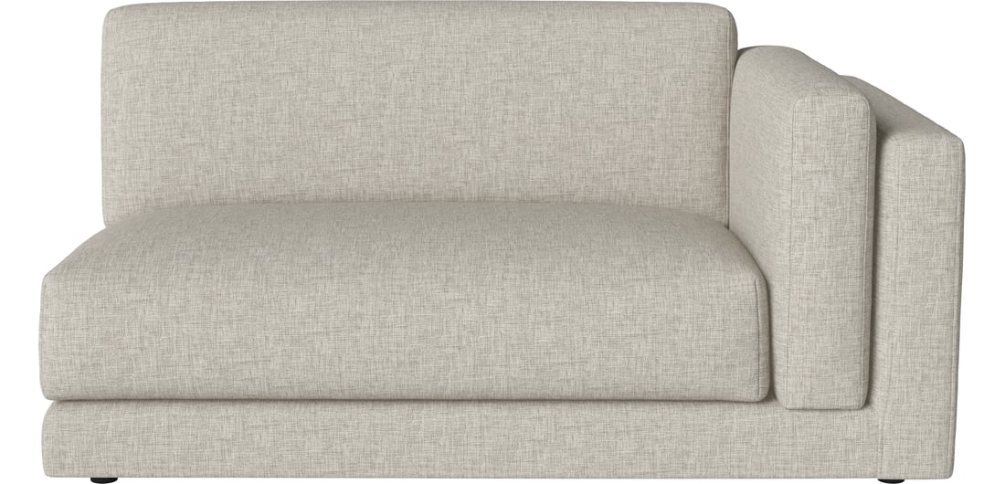 Bolia Modul de Colț Mare Avelou Dreapta Nantes - Țesătură Fină, Nisip 150×101×74 cm 1