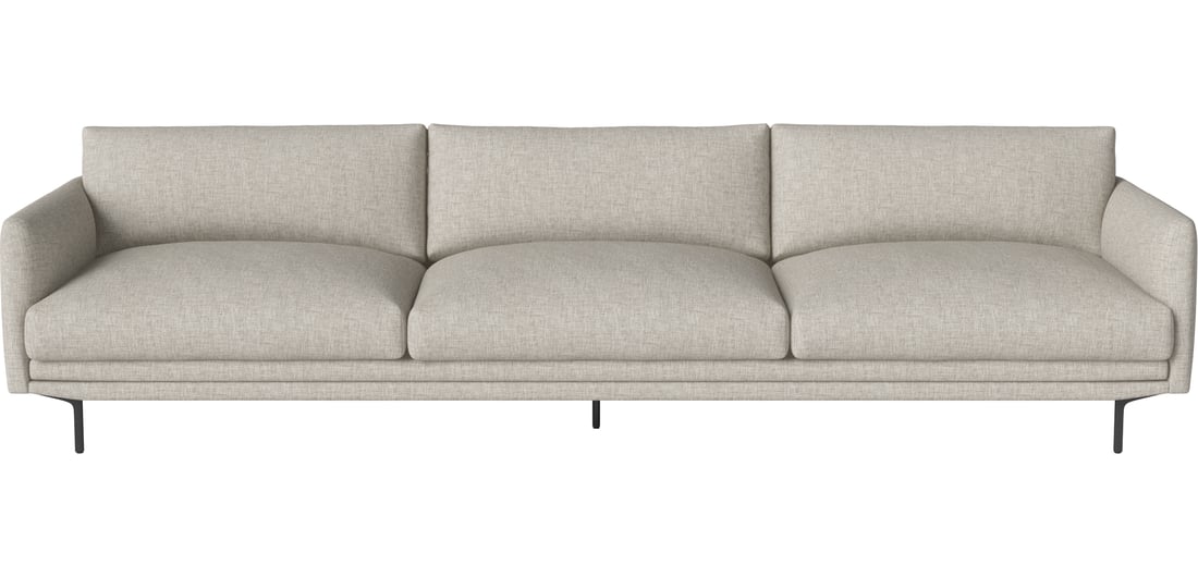 Bolia Canapea Lomi de 4 Persoane - Modulară Nantes - Țesătură Netedă, Nisip 306x101x75 cm 1