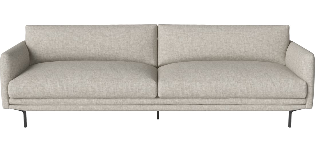 Bolia Canapea Lomi de 3 Persoane - Modulară Nantes - Țesătură Netedă, Nisip 250x101x75 cm 1