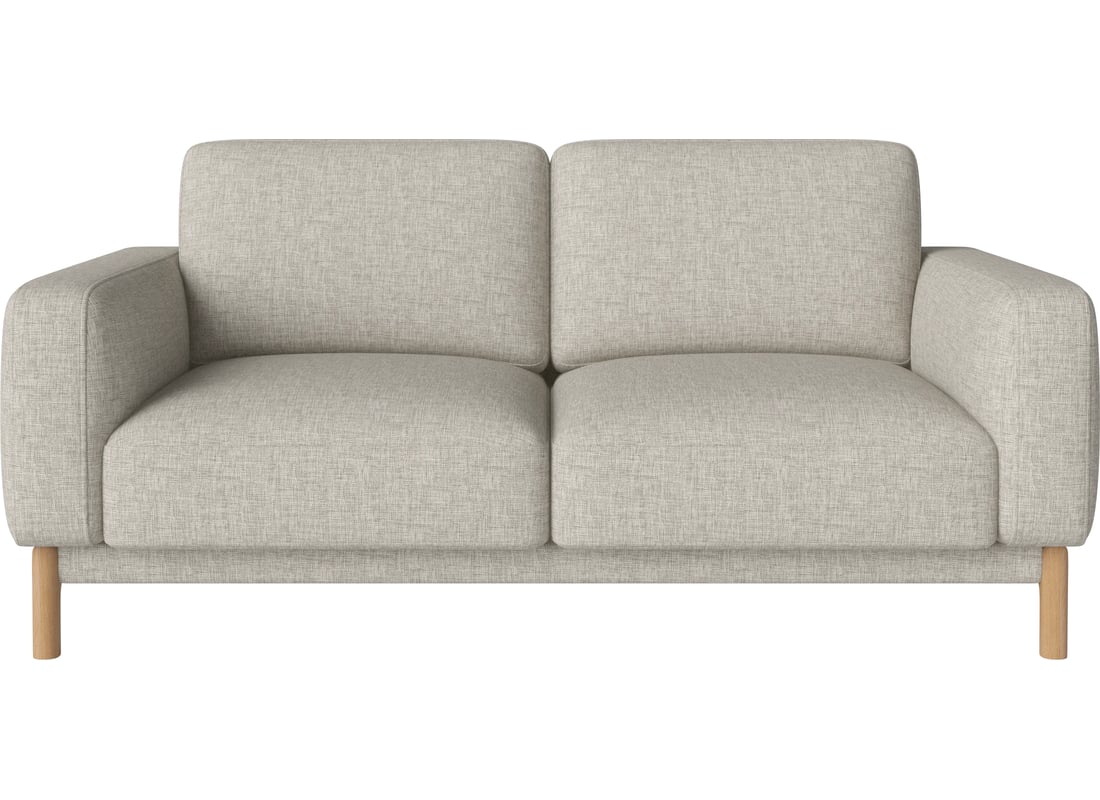 Bolia Canapea Chleo 2-Locuri Nantes - Țesătură Netedă, Nisip 173×95×79 cm 2