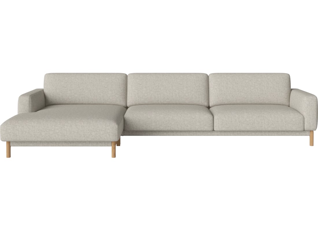 Bolia Canapea Chleo 3-Locuri cu Șezlong Stânga Nantes - Țesătură Netedă, Nisip 347×95×79 cm 2