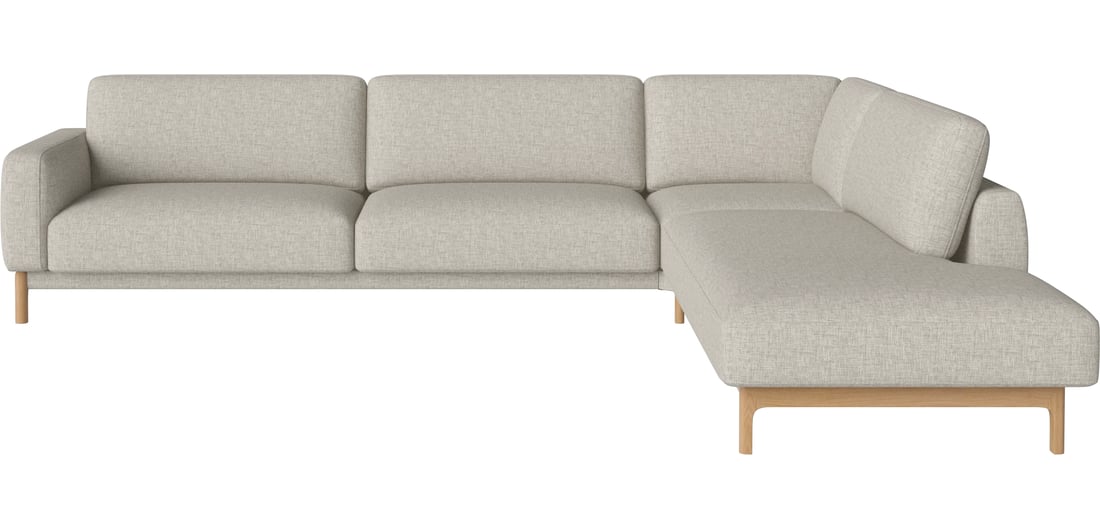 Bolia Canapea Colțar Chleo 6-Locuri cu Capăt Deschis Dreapta Nantes - Țesătură Netedă, Nisip 270×95×79 cm 1
