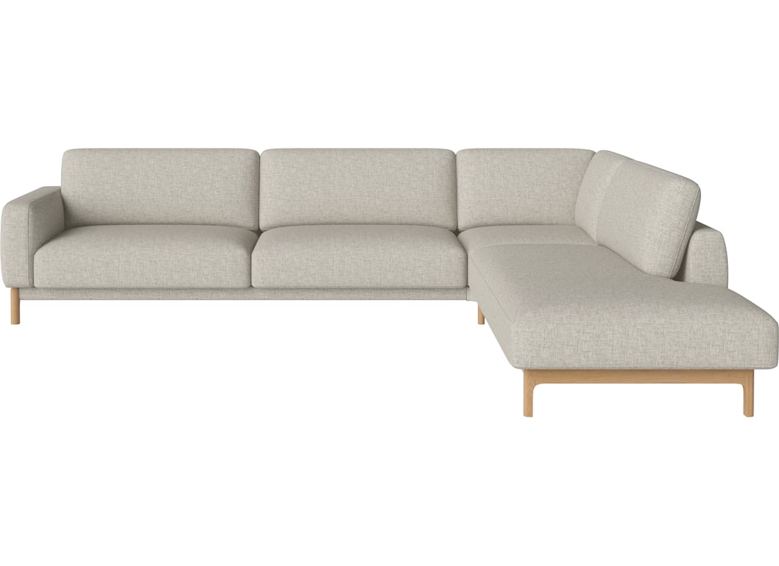 Bolia Canapea Colțar Chleo 6-Locuri cu Capăt Deschis Dreapta Nantes - Țesătură Netedă, Nisip 270×95×79 cm 2