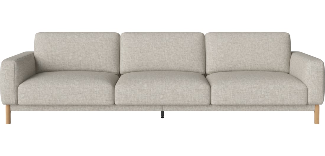 Bolia Canapea Chleo 4 Locuri Nantes - Țesătură Netedă, Nisip 297×95×79 cm 1