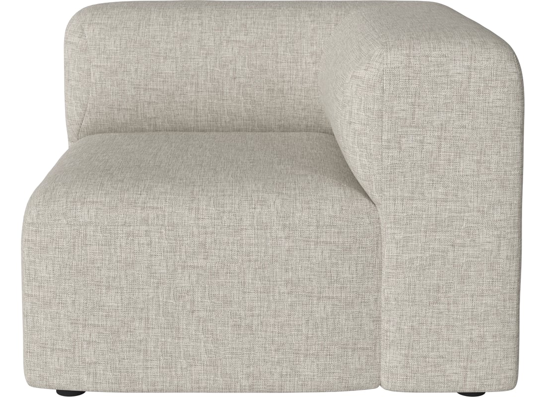 Bolia Modul de Colț Angle Mic - Dreapta Nantes - Țesătură Fină, Nisip 86×86×67 cm 2