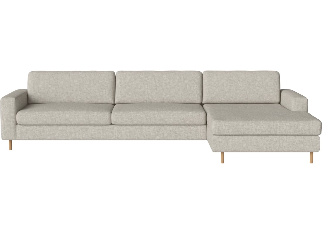 Bolia Canapea Modulară Scandinavia 4-Locuri cu Șezlong Dreapta Nantes - Țesătură Netedă, Nisip 321×92×78 cm 2