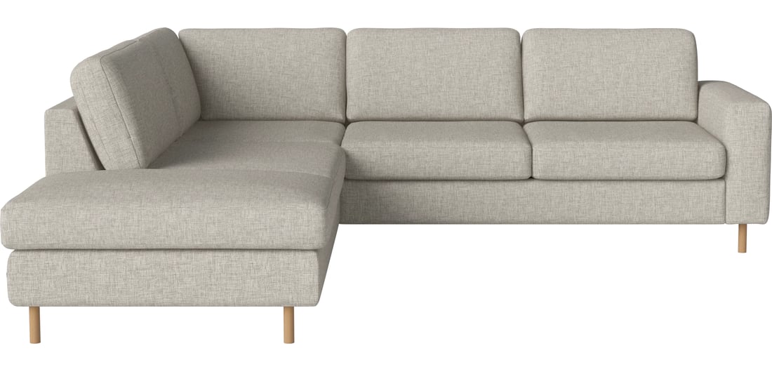 Bolia Canapea Modulară de Colț Scandinavia 4-Locuri cu Open-End Stânga Nantes - Țesătură Netedă, Nisip 251×92×78 cm 1