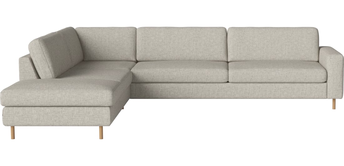 Bolia Canapea Modulară de Colț Scandinavia 6-Locuri cu Open-End Stânga Nantes - Țesătură Netedă, Nisip 311×92×78 cm 1