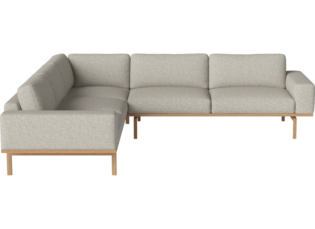 Bolia Canapea Colțar Elton 6 Locuri - Stânga Nantes - Țesătură Fină, Nisip 258×100×77 cm 2