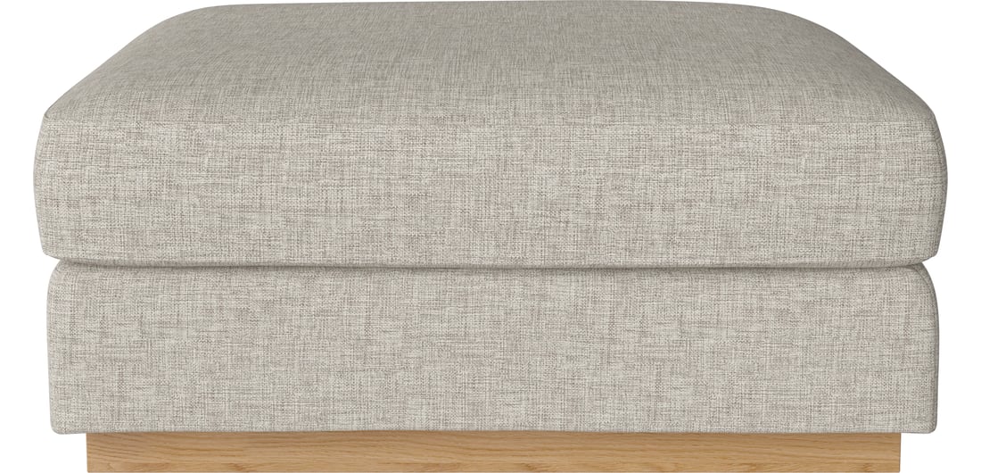 Bolia Puf Sepia 70 cm Nantes - Țesătură Netedă, Nisip 73×73×40 cm 1