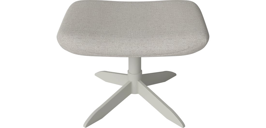 Bolia Taburet Saga - Ediție Curatorială Memory - Bouclé și Textură, Gri Deschis 56×38×43 cm 1